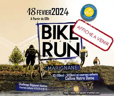 Bike and Run - Marignane - 18 fevrier 2024 - Communication en avant-première Evènement sportif